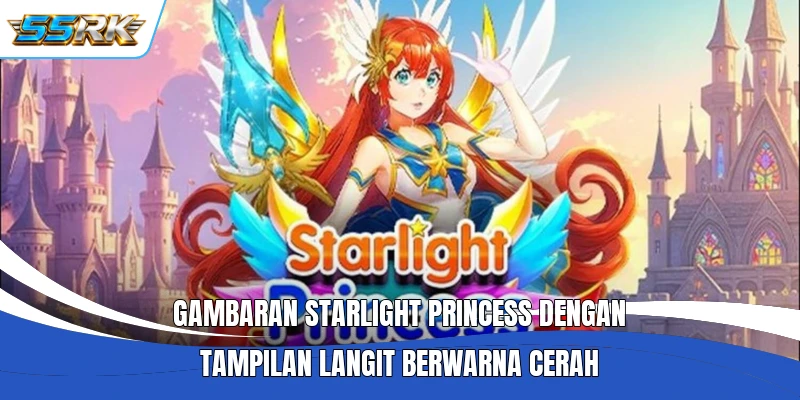 Gambaran Starlight Princess dengan tampilan langit berwarna cerah