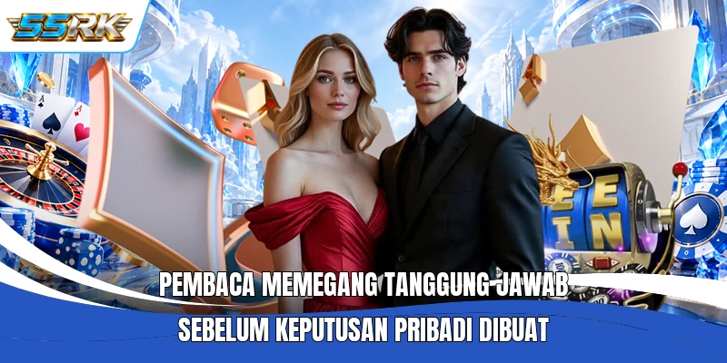 Pembaca memegang tanggung jawab sebelum keputusan pribadi dibuat