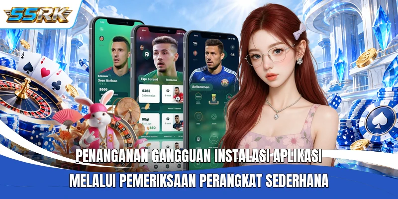 Penanganan gangguan instalasi aplikasi melalui pemeriksaan perangkat sederhana