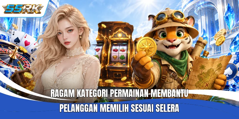 Ragam kategori permainan membantu pelanggan memilih sesuai selera