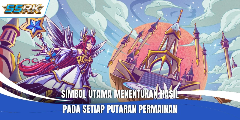 Simbol utama menentukan hasil pada setiap putaran permainan